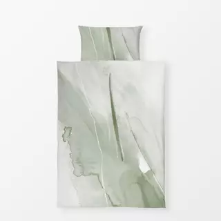 Bettwäsche Brush strokes warm tones 1 Brush strokes green tones 1