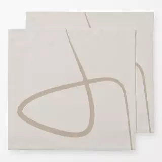 Servietten Ink Strokes 3 Beige Tones