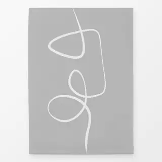 Geschirrtücher Ink Strokes 3 Gray Background