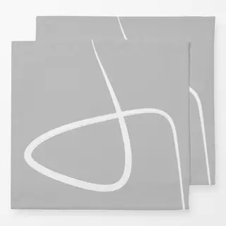 Servietten Ink Strokes 3 Gray Background