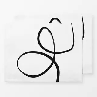 Tischset Ink strokes 3