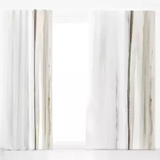 Dekovorhang Watercolor strokes neutral
