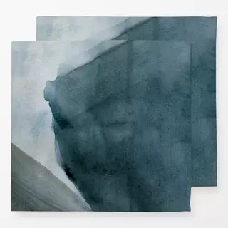 Servietten Indigo Watercolor Painting