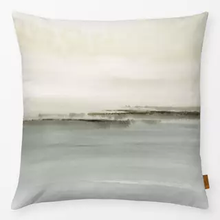 Kissen Greenish watercolor strokes