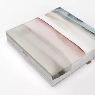Bodenkissen Watercolor brush strokes 3