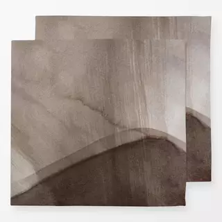 Servietten Brown Watercolor Painting