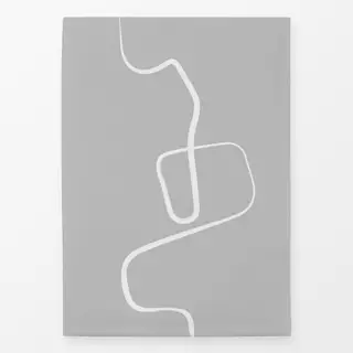 Geschirrtücher Ink Strokes 2 Gray Background