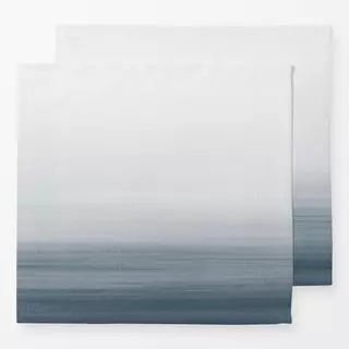 Servietten Blue Watercolor Gradient