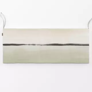 Bankauflage Beige minimalist watercolor Green minimalist watercolor