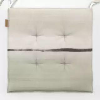 Sitzkissen Beige minimalist watercolor Green minimalist watercolor