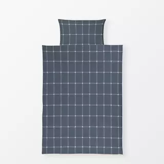 Bettwäsche Blau Kariert