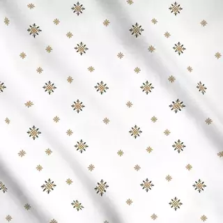 Meterware Strohsterne Beige