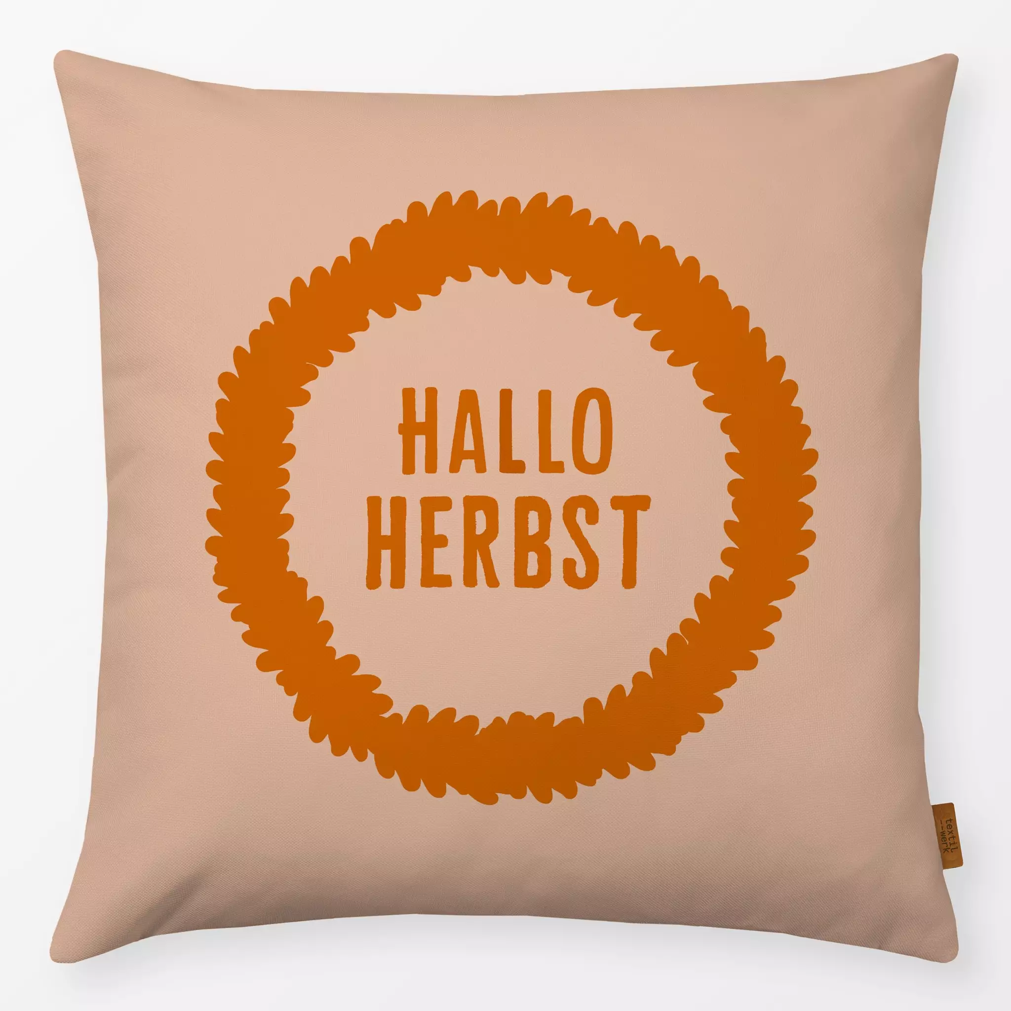 Kissen Kissen Hallo Herbst Kranz Orange