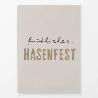 Geschirrtücher Fröhliches Hasenfest Beige