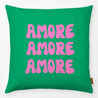 Kissen Amore Pink Grün