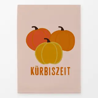 Geschirrtücher Kürbiszeit Drei Kürbise