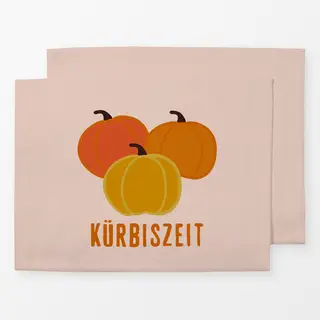 Tischset Kürbiszeit Drei Kürbise