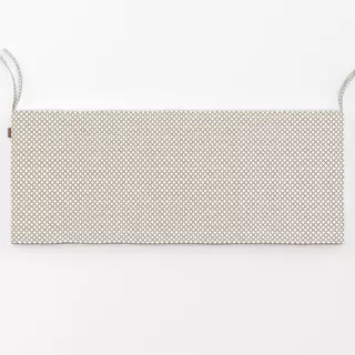 Bankauflage Kreuzstich Naturbeige