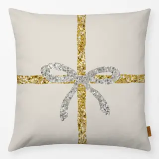 Kissen Silber Gold Beige