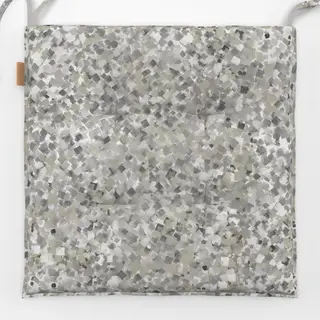 Sitzkissen Silber