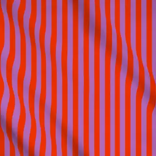 Meterware Streifen Rot Lila