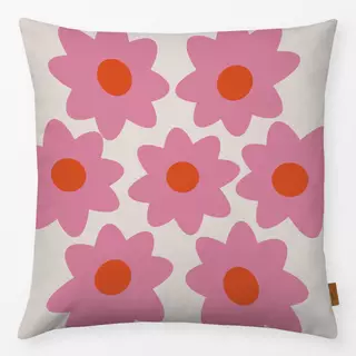 Kissen Rosa Frühlingsblumen
