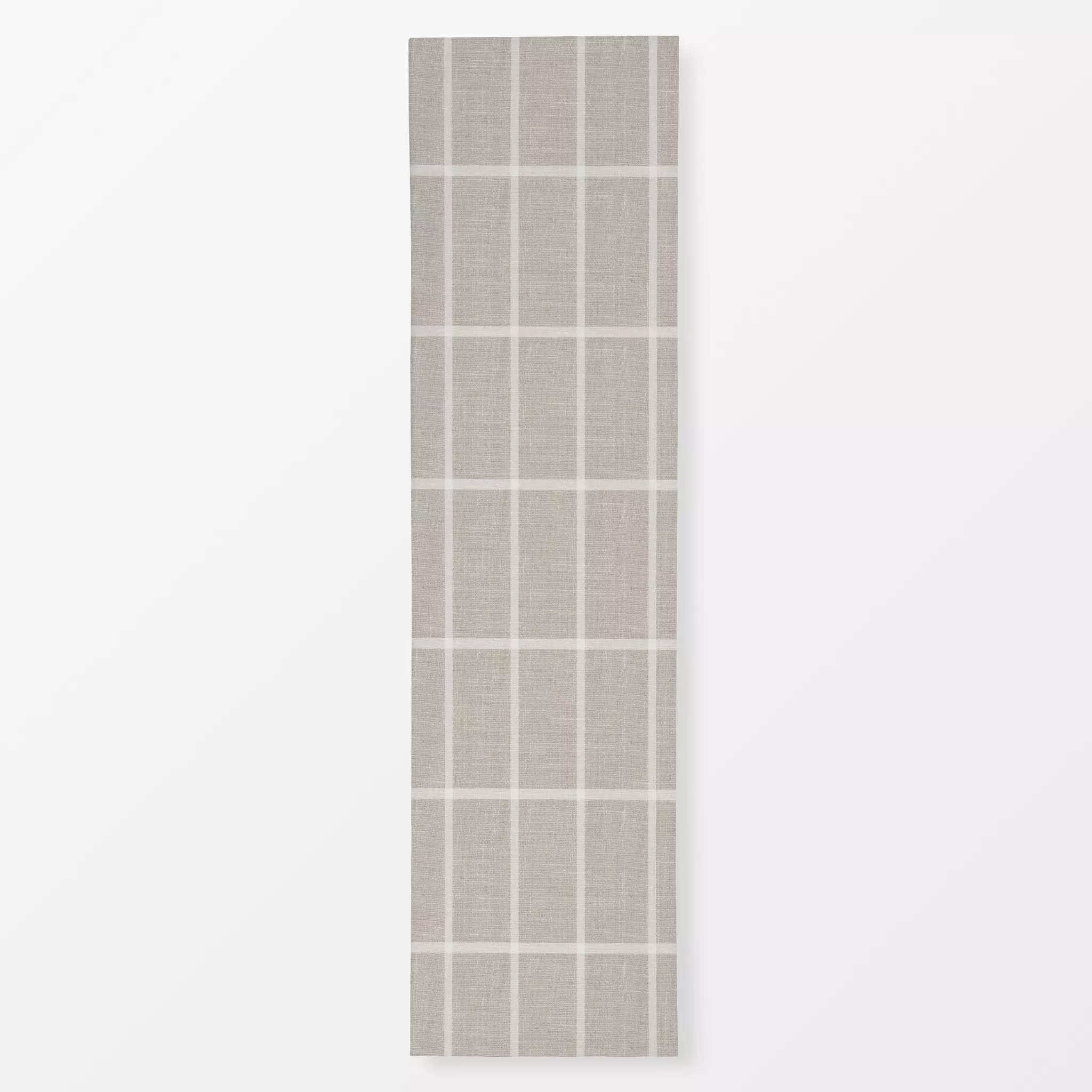 Tischläufer Großes Karo Beige, gemustert, von Alisa Knöß