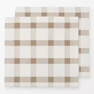 Servietten Karo beige