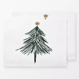 Tischset Weihnachtsbaum mit Stern