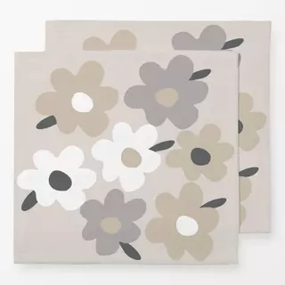 Servietten Frühlingsblumen Mischung Beige