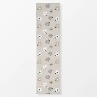 Tischläufer Frühlingsblumen Mischung Beige