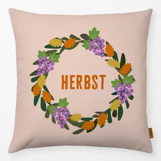 Kissen Herbst Kranz