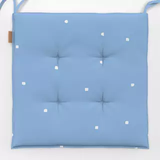 Sitzkissen Salz Punkte Amalfi Blau