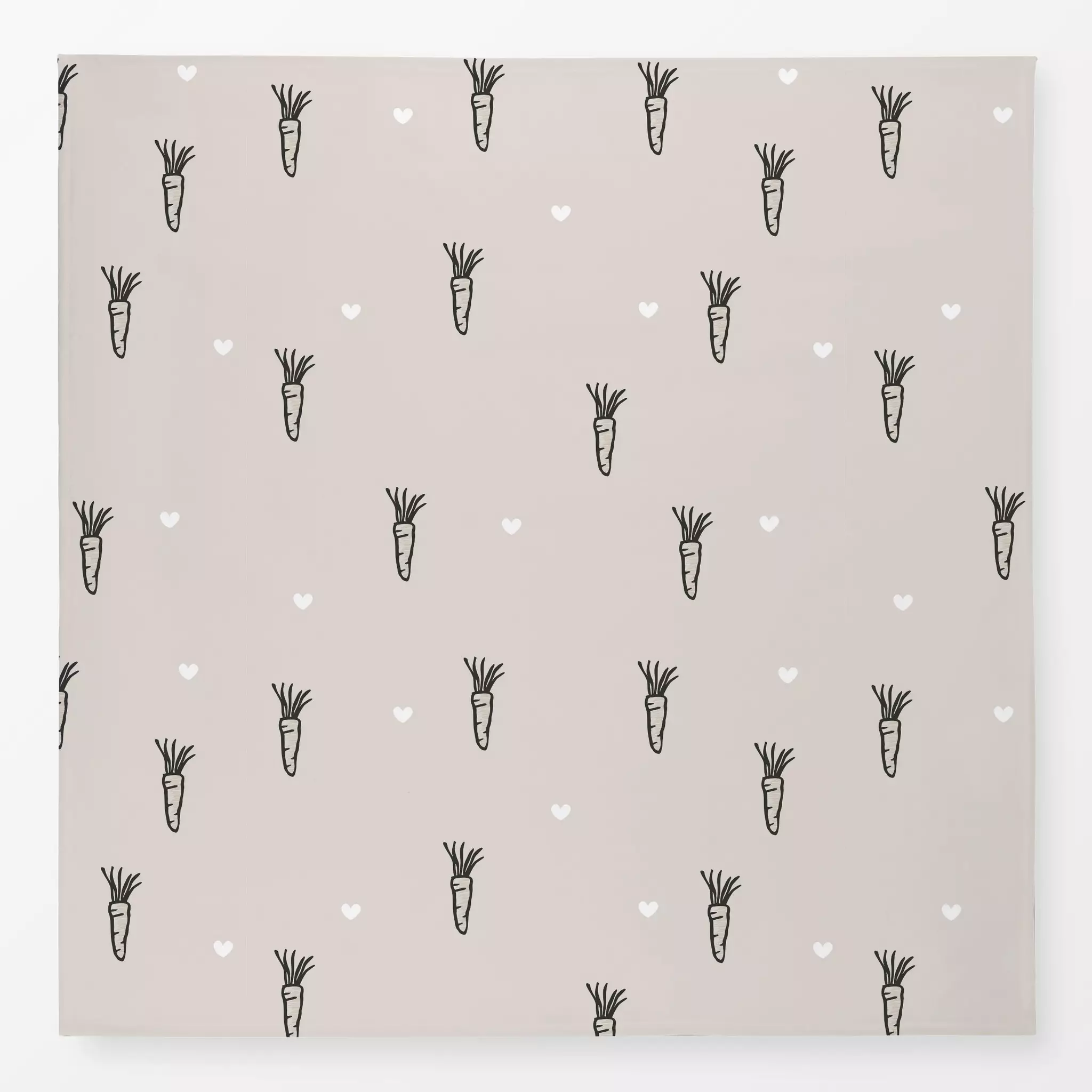 Tischdecke Möhre mit Herz Beige, Ostern, von Alisa Knöß