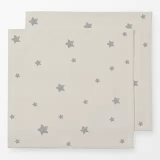 Servietten Silber Beige