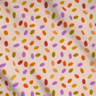 Meterware Bunte Herbstblätter