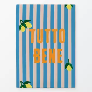 Geschirrtücher Tutto Bene Streifen Blau