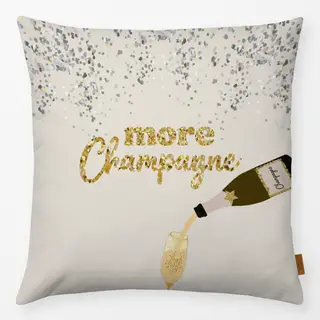 Kissen More Champagne Glitzer