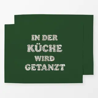 Tischset Grün