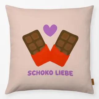 Kissen Zwei Schokoriegel Mit Herz