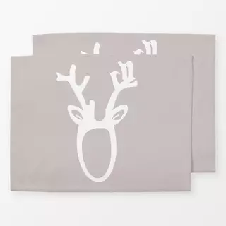 Tischset Hirsch Auf Beige