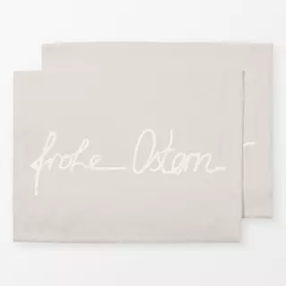 Tischset Frohe Ostern Beige