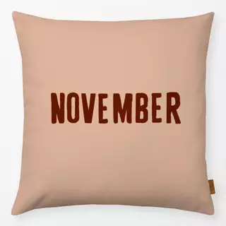 Kissen November Braun Beige