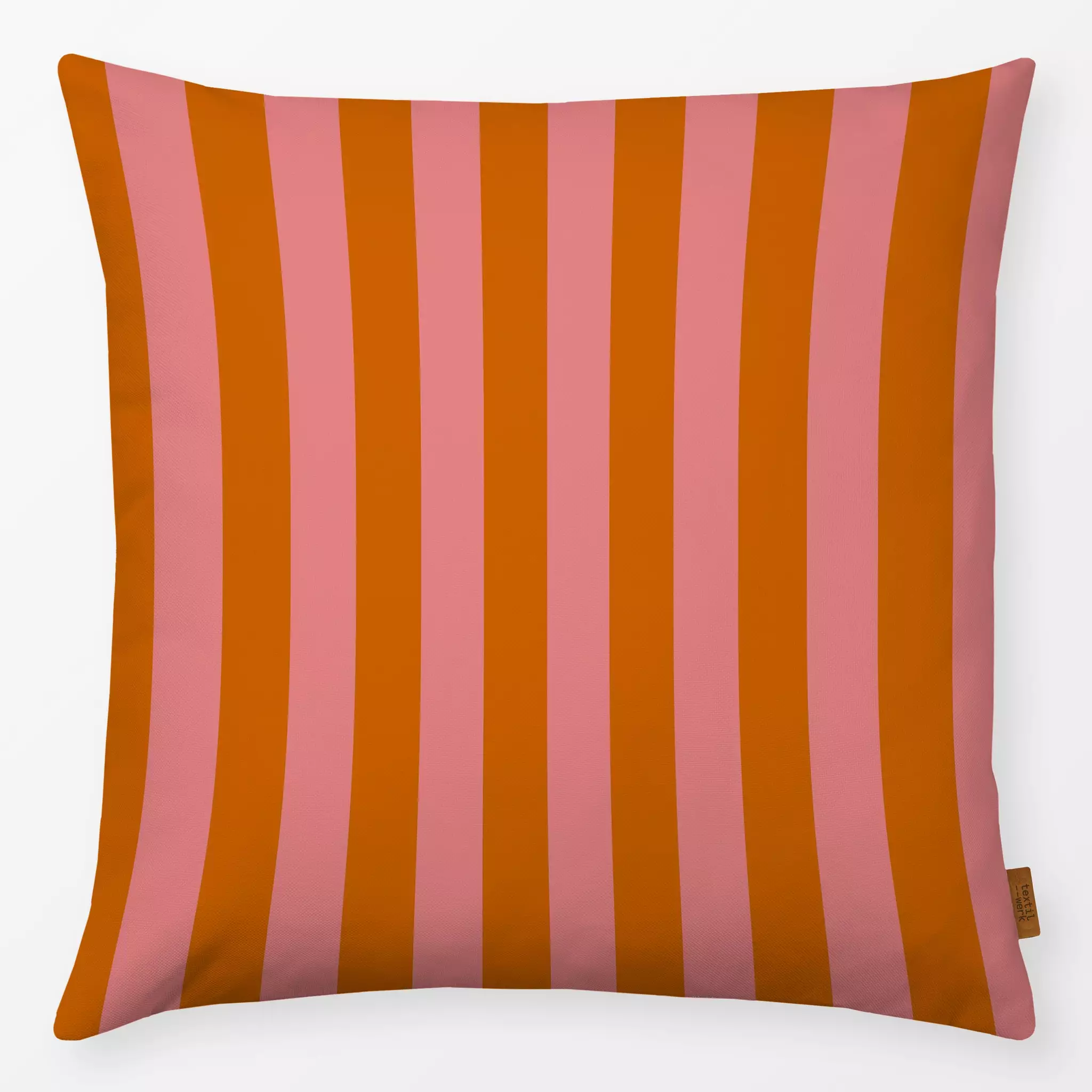 Kissen Kissen Herbst streifen Orange Pink