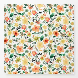 Tischdecke Frühling Blumen Mediterrane