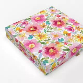 Bodenkissen Süß Sommer Blumen Aquarell