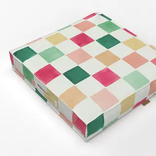 Bodenkissen Modern Schachbrett Weihnachten