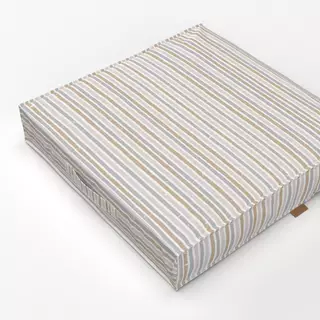Bodenkissen Warmer White Stripes
