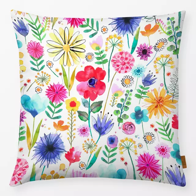 Kissen Bunt Frühling Garten von Ninola Design