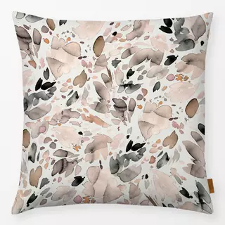 Kissen Watercolor Petals Rustic